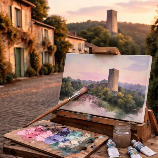 Vouvant, seul Plus Beau Village de Vendée : la tour Mélusine, la forêt de Mervent et les peintres qui restent